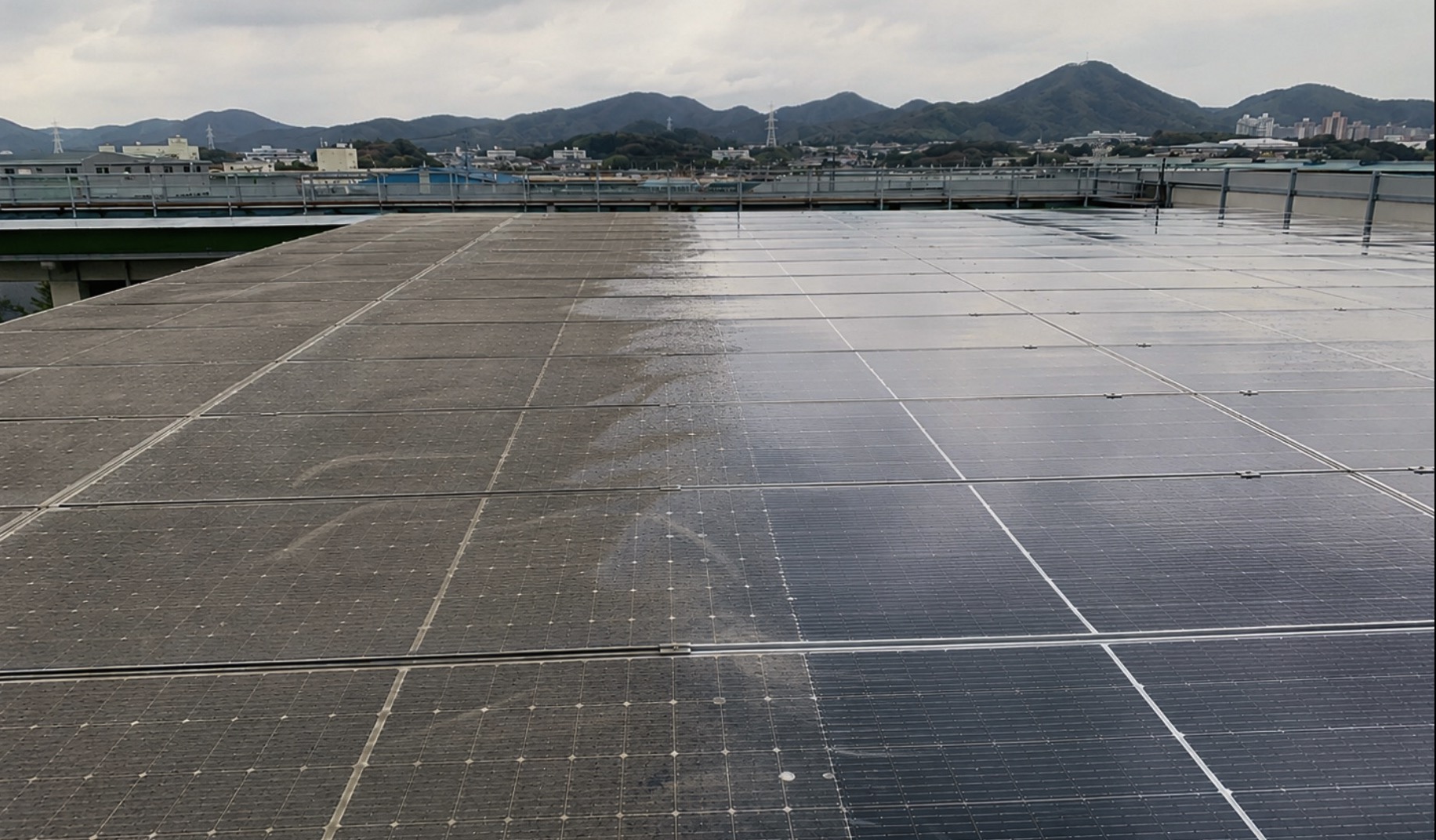 ㅇㅇ정공 / 320kw 태양광 패널 청소